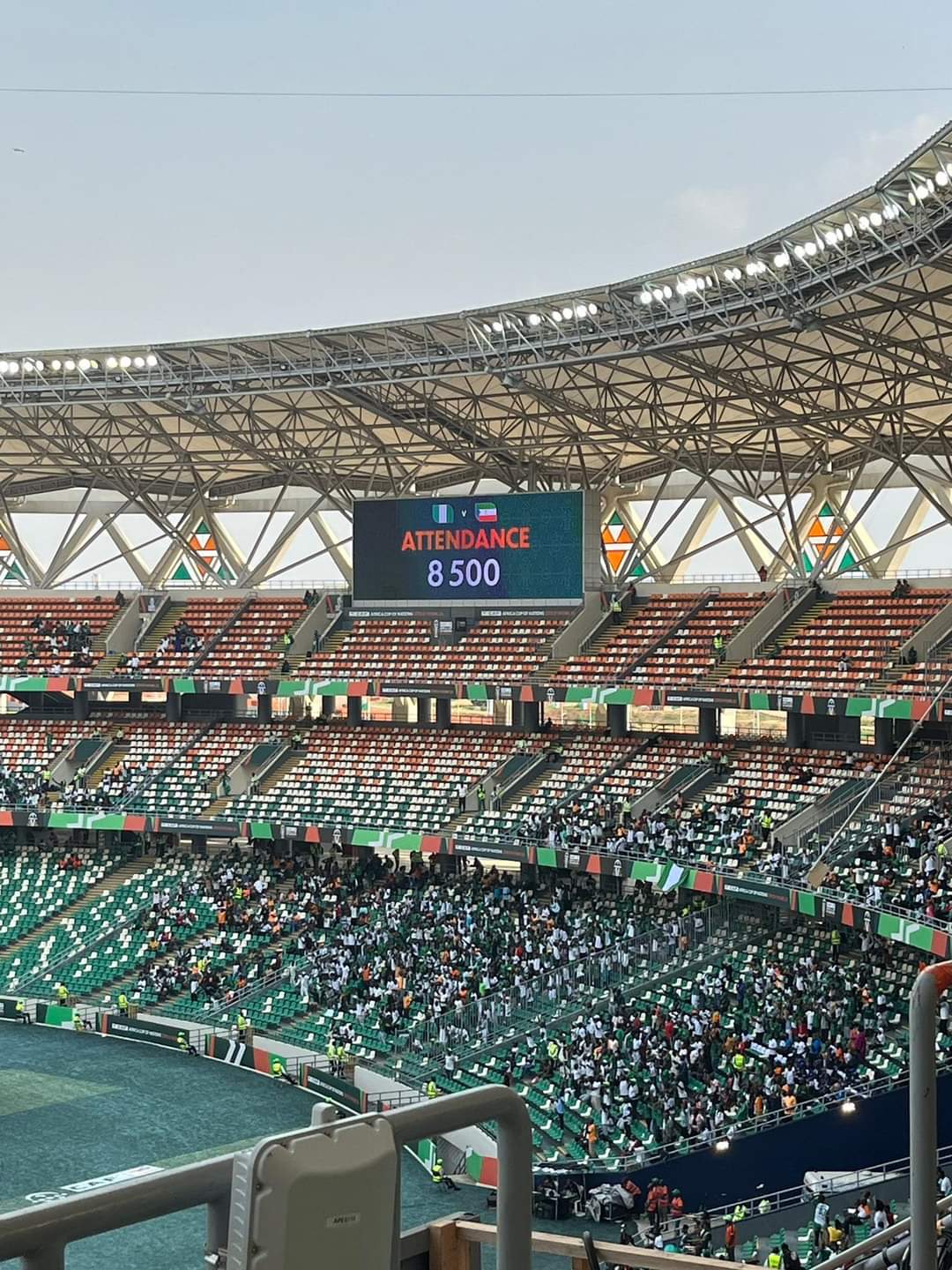 CAN 2023 : Des tribunes vides pour le début de la compétition en Côte d’Ivoire