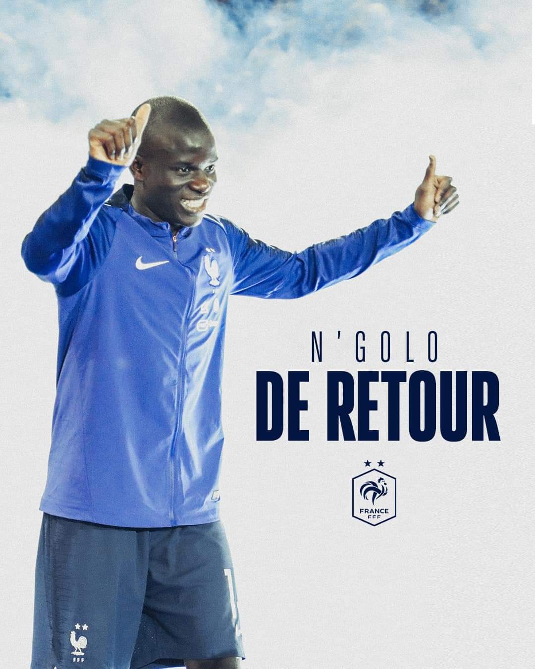 EURO 2024/France : N’Golo Kanté de retour en sélection